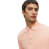 Hugo Polo Piquet Logo Embro Uomo Rosa | NonSoloSport