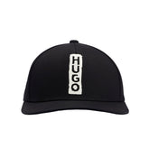 Hugo Cappello Baseball Cap Vertical Logo Box Uomo Nero | NonSoloSport