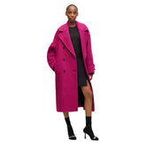 Cappotto Donna Hugo Boss Maulolo Fucsia | NonSoloSport