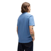T-Shirt Uomo Hugo Logo Stampato Azzurro | NonSoloSport