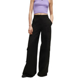 Pantaloni Cargo Donna Hugo Wide Nero | NonSoloSport
