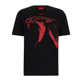 T-Shirt Uomo Hugo Dikobra Nero | NonSoloSport
