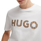 T-Shirt Uomo Hugo Logo Back Bianco | NonSoloSport