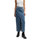 Gonna Donna Hugo Denim Rigido Blu | NonSoloSport