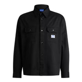 Camicia Uomo Hugo Twill Nero | NonSoloSport