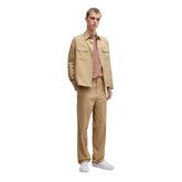Camicia Uomo Hugo Twill Beige | NonSoloSport