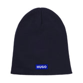 Berretto Hugo Etichetta Logo Blu Scuro | NonSoloSport