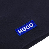 Berretto Hugo Etichetta Logo Blu Scuro | NonSoloSport