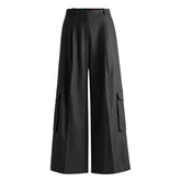 Pantaloni Cargo Donna Hugo Relaxed Grigio Scuro | NonSoloSport