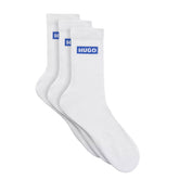 Calze Hugo Logo 3 Pack Bianco | NonSoloSport