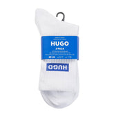 Calze Hugo Logo 3 Pack Bianco | NonSoloSport