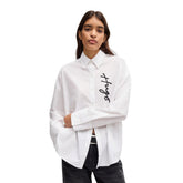 Camicia Donna Hugo Stampa Bianco | NonSoloSport