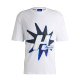T-Shirt Uomo Hugo Artwork Bianco | NonSoloSport