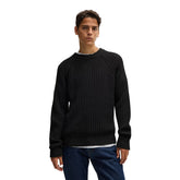 Maglione Uomo Hugo a Coste Nero | NonSoloSport