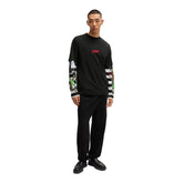 T-Shirt Uomo Hugo Logo Stampato Nero | NonSoloSport