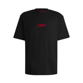 T-Shirt Uomo Hugo Logo Stampato Nero | NonSoloSport