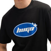 T-Shirt Uomo Hugo Seasonal Logo Nero | NonSoloSport