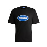 T-Shirt Uomo Hugo Seasonal Logo Nero | NonSoloSport