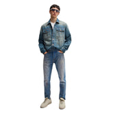 Jeans Uomo Hugo Effetto Fango Blu | NonSoloSport