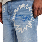Jeans Uomo Hugo Baggy Custom Blu | NonSoloSport