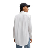 Camicia Donna Hugo Logo Scomposto Bianco | NonSoloSport
