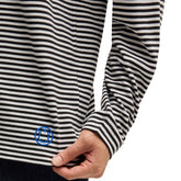T-Shirt Manica Lunga Uomo Hugo Nustripe Bianco Nero | NonSoloSport