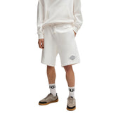 Shorts Uomo Hugo Logo Ricamo Bianco | NonSoloSport