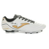 Scarpa da Calcio Uomo Joma Aguila Terreno Solido Bianco Oro | NonSoloSport