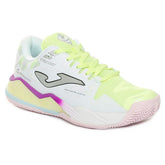 Scarpa da Tennis Donna Joma Spin Bianco Giallo | NonSoloSport