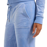 Pantalone Donna Juicy Couture Velluto Layla Azzurro | NonSoloSport