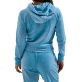 Felpa Donna Juicy Couture Madison Strass Azzurro | NonSoloSport