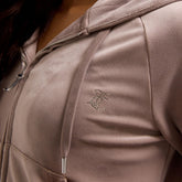 Felpa Donna Juicy Couture Madison Strass Beige | NonSoloSport