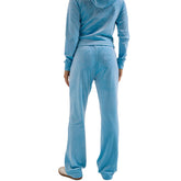 Pantalone Donna Juicy Couture Tina Velluto Azzurro | NonSoloSport