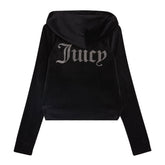 Felpa Donna Juicy Couture Madison Nero | NonSoloSport