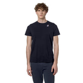 T-Shirt Uomo K-Way Le Vrai Edouard Blu | NonSoloSport