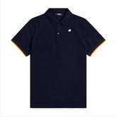 Polo Uomo K-Way Vincent Pique Blu | NonSoloSport
