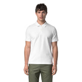 Polo Uomo K-Way Vinnie Pique Slim Bianco | NonSoloSport