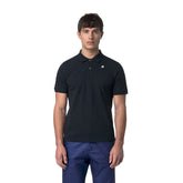 Polo Uomo K-Way Vinnie Pique Slim Blu | NonSoloSport