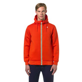 Felpa Uomo K-Way Light Scuba Full Zip Cappuccio Rainer Spacer Arancione | NonSoloSport