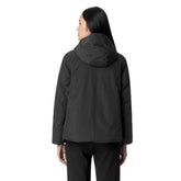 Giacca Donna K-Way Marlette Soft Touch Marmotta Nero Blu | NonSoloSport