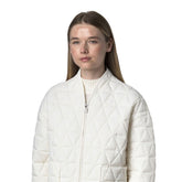 Giacca Donna K-Way Selime Diamond Quilted Warm Bianco | NonSoloSport
