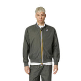 Giacca Uomo K-Way Full Zip Bomber Verde | NonSoloSport