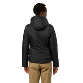 Giubbotto Donna K-Way Lily Marmotta Full Zip Cappuccio Nero Antracite | NonSoloSport