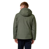 Giacca Uomo K-Way Jack Prime Full Zip Cappuccio Ripstop Verde | NonSoloSport