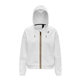 Felpa Donna K-Way Lara Poly Cotton Bianco | NonSoloSport
