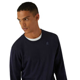 Maglione Uomo K-Way Girocollo Merinos Navy | NonSoloSport
