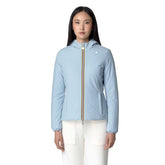 Giacca Donna K-Way Lily St Warm Reversibile Azzurro Bianco | NonSoloSport