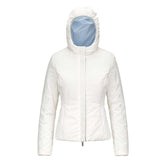 Giacca Donna K-Way Lily St Warm Reversibile Azzurro Bianco | NonSoloSport