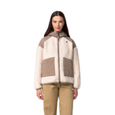 Felpa Donna K-Way Angelique 4.0 Orsetto Beige Grigio | NonSoloSport