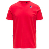 T-Shirt K-Way Leonide Rosso | NonSoloSport